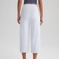Women's High-Waist Wide-Leg Capri Pants