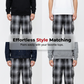 😎New Arrival🩶Men's Retro Plaid Loose Fit Cargo Pants