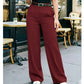 👖New Arrival💟Draped Wide-Leg Trousers