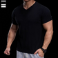 🩶Breathable V-Neck Knit Tee