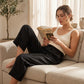 Women's Casual Wide-Leg Drawstring Pants