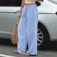 Women's Casual Wide-Leg Drawstring Pants