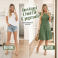 Women's Round Neck Sleeveless Knee-Length Dress