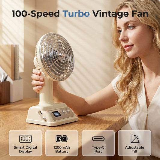Portable Air Cooling Desktop Table Fan
