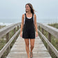 Women's Relaxed-Fit Casual Short Overalls