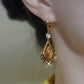 Women's Gold-Plated Teardrop Earrings