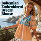 Embroidered Breezy Blouse