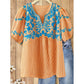 Embroidered Breezy Blouse