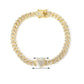 Sparkly Rhinestone Butterfly Anklet Bracelet