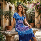 Women's Casual V-Neck Maxi Dress