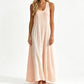 Women Off-Shoulder Draped Maxi Dress Elegant