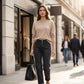 Women's High-Waisted Stretchy Straight Leg Jeans