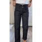 Women's High-Waisted Stretchy Straight Leg Jeans