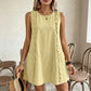 Women's Elegant Sleeveless Ruffle Dress