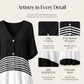 Women's Summer V-Neck Button-Up Maxi Dress