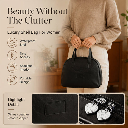 📢📢50% OFF !! ⏰Large Capacity PU Leather Makeup Bag