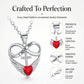 🎉Hot Sale-Over 36,000 Sold! 💖Infinity Heart Cross Necklace with Wing Pendant – Faith & Eternal Love ✨