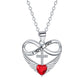 🎉Hot Sale-Over 36,000 Sold! 💖Infinity Heart Cross Necklace with Wing Pendant – Faith & Eternal Love ✨