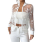 🤍50% OFF!⏰Women's Summer Floral Sheer Mesh Jacket💮