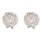 Elegant Sparkling Floral Stud Earrings