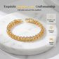 Elegant Gold Double-Layer Link Bracelet