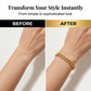 Elegant Gold Double-Layer Link Bracelet