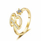 💍 2026 Sale — Over 34,000 Sold!✨Adjustable Sparkle Initial Ring for Women💍