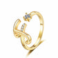 💍 2026 Sale — Over 34,000 Sold!✨Adjustable Sparkle Initial Ring for Women💍