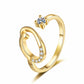💍 2026 Sale — Over 34,000 Sold!✨Adjustable Sparkle Initial Ring for Women💍