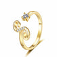 💍 2026 Sale — Over 34,000 Sold!✨Adjustable Sparkle Initial Ring for Women💍