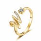 💍 2026 Sale — Over 34,000 Sold!✨Adjustable Sparkle Initial Ring for Women💍