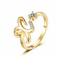 💍 2026 Sale — Over 34,000 Sold!✨Adjustable Sparkle Initial Ring for Women💍