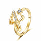 💍 2026 Sale — Over 34,000 Sold!✨Adjustable Sparkle Initial Ring for Women💍