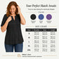 🎉50% OFF!👚V-Neck Pleated Blouse – Graceful Pleated Detail & Flattering V-Neckline ✨