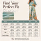 Women's Artistic Print V-Neck Top & Wide-Leg Pants Set