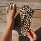 🎁50% OFF💥Leopard Print Flip-Flops with Heart Charm