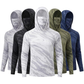 Men's 5-Pack UV Protection Hooded Sun Shirts