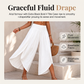 Women Summer Casual Smocked Waist Loose Fit Split Palazzo Pants