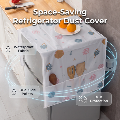🧊 Buy 1 Get 1 Free! 🛡️Refrigerator Top Dust Cover – Dust-proof, Wipe-clean & Universal fit