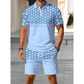 Men’s Casual Short Sleeve Top & Shorts Set