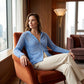 💟2026 Women's Open-Knit Zip-Up Cardigan | Lightweight Hollow-Out Long Sleeve Sweater for Spring & Summer
