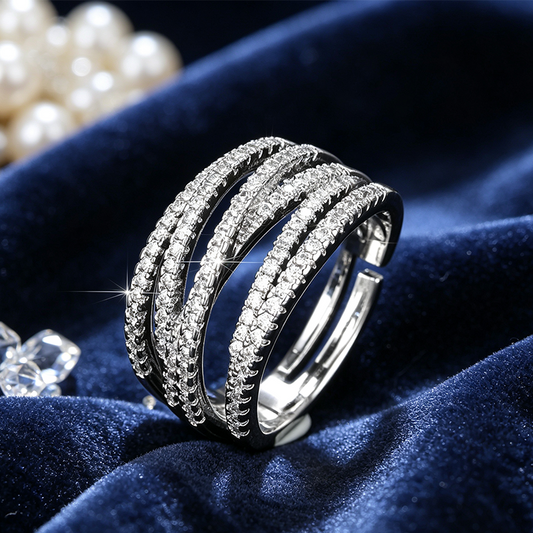 ✨Buy 1 Get 1 Free💫Adjustable Multi-Band Crossover Ring – Fashion Jewelry