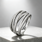 ✨Buy 1 Get 1 Free💫Adjustable Multi-Band Crossover Ring – Fashion Jewelry