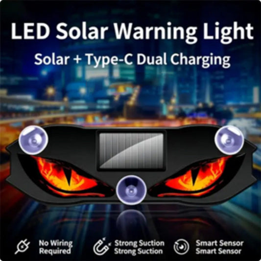 ✨Buy 1 Get 1 Free✨Solar Powered LED Car Warning Light