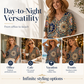 🔥50% OFF!!💝Women's V-Neck Bohemian Print Blouse Summer Loose Fit Shirt