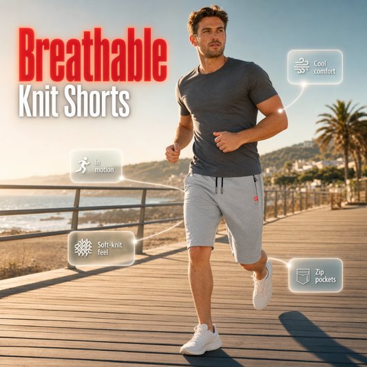 🎉50% OFF!🩳Knit 3/4 Shorts – Breezy Street-to-Beach Ease 🌊