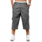 Men's Multi-Pocket Capri Pants