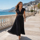 💃50% OFF! 🌊Flowy Pleated Maxi Dress – Lightweight Fabric & Romantic Movement – Twirl Through Your Day with Ease