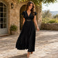 💃50% OFF! 🌊Flowy Pleated Maxi Dress – Lightweight Fabric & Romantic Movement – Twirl Through Your Day with Ease