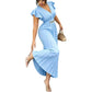 💃50% OFF! 🌊Flowy Pleated Maxi Dress – Lightweight Fabric & Romantic Movement – Twirl Through Your Day with Ease